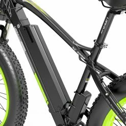 LANKELEISI XC4000 Electric Bike 26*4.0 Inch Fat Tires 1000W Motor 40Km/h Max Speed 48V 17.5Ah Battery Shimano 7 Speed 120Km Range 180Kg Max Load - Green -Sports Shop LANKELEISI XC4000 Electric Bike 48V 1000W Motor Green 502660 5