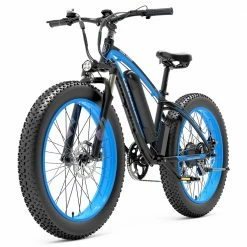 LANKELEISI XF4000 Electric Bike 48V 1000W Motor 16Ah Battery 26*4.0'' Fat Tire Shimano 7 Speed - Blue 10 LANKELEISI XF4000 Electric Bike 48V 1000W Motor 16Ah Battery 26*4.0'' Fat Tire Shimano 7 Speed - Blue -Sports Shop LANKELEISI XF4000 Electric Bike 48V 1000W Motor 16Ah Battery Blue 502670 2