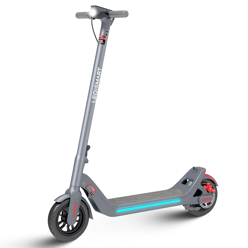 LEQISMART A8 Folding Electric Scooter 350W Motor 36V/10.4Ah Battery 9 Inch Tire - Gray 3 LEQISMART A8 Folding Electric Scooter 350W Motor 36V/10.4Ah Battery 9 Inch Tire - Gray