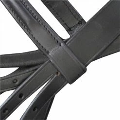 Leather Flash Bridle with Reins and Bit Black Full 11 Leather Flash Bridle with Reins and Bit Black Full -Sports Shop Leather Flash Bridle with Reins and Bit Black Full 488647 3