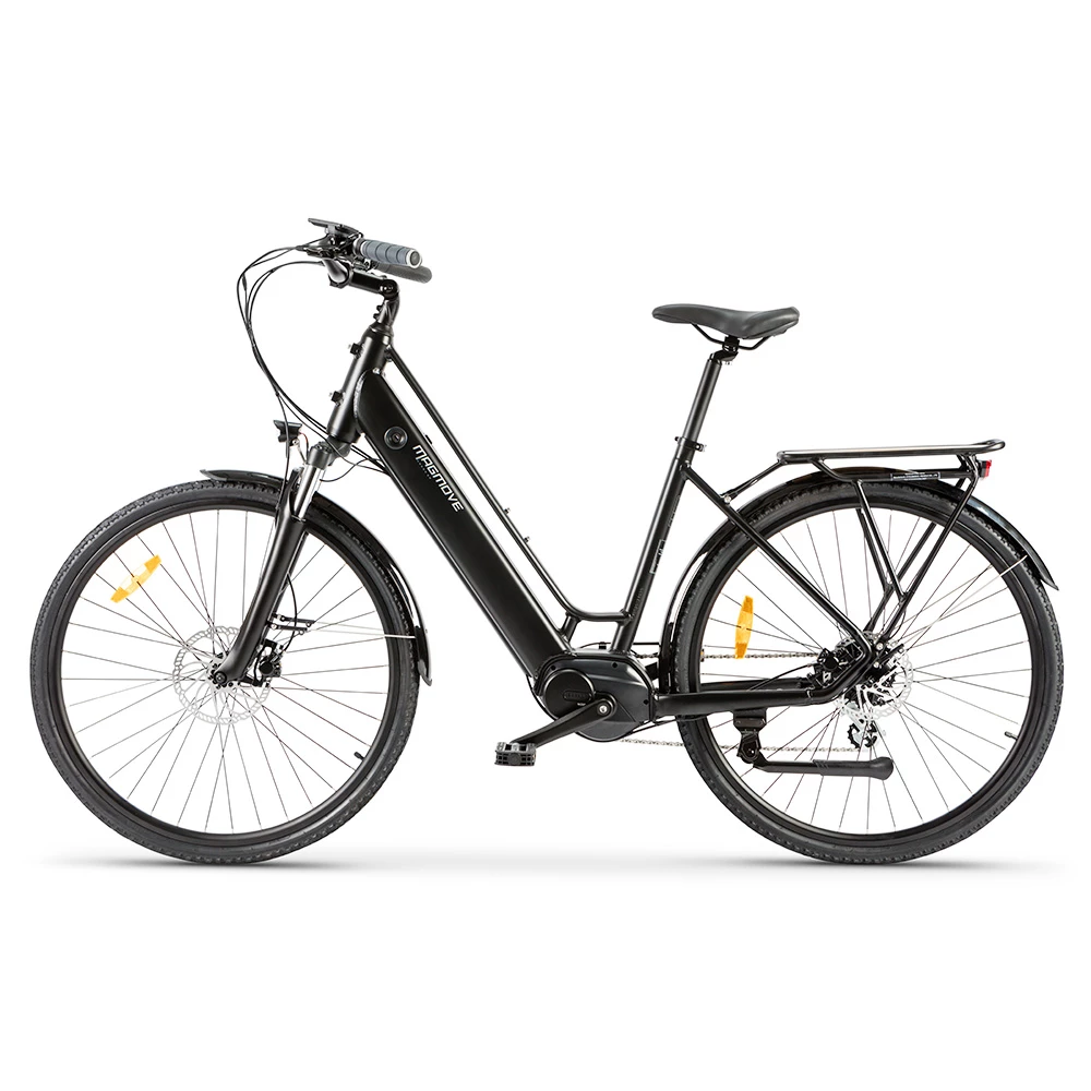 MAGMOVE CEH55M 28 Inch City Electric Bike Bafang Mid-Drive 250W Motor 25Km/h Speed 36V 13Ah Detachable Battery Double Disc Brakes Shimano 8-Speed Gear 4 MAGMOVE CEH55M 28 Inch City Electric Bike Bafang Mid-Drive 250W Motor 25Km/h Speed 36V 13Ah Detachable Battery Double Disc Brakes Shimano 8-Speed Gear - Image 2