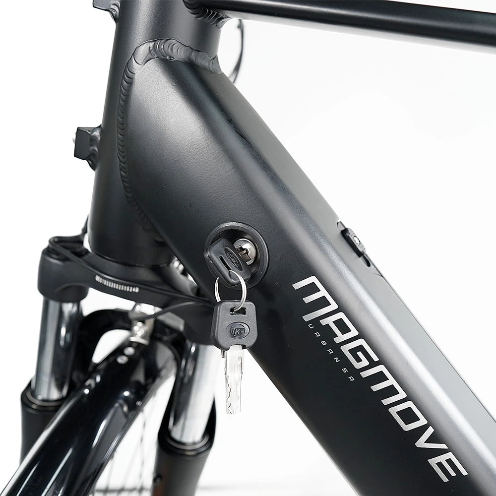 MAGMOVE CEH55M 28 Inch City Electric Bike Bafang Mid-Drive 250W Motor 25Km/h Speed 36V 13Ah Detachable Battery Double Disc Brakes Shimano 8-Speed Gear 7 MAGMOVE CEH55M 28 Inch City Electric Bike Bafang Mid-Drive 250W Motor 25Km/h Speed 36V 13Ah Detachable Battery Double Disc Brakes Shimano 8-Speed Gear - Image 5