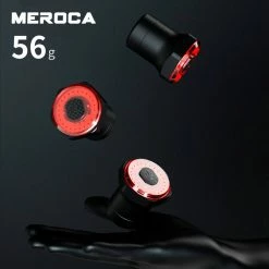 MEROCA WR25 Smart Bike Seatpost Tail Light Brake Sensing Bicycle Rear Flashlight with 500mAh Battery 4 Light Modes -Sports Shop MEROCA WR25 Bike Seatpost Smart Brake Sensing Tail Light 498612 3