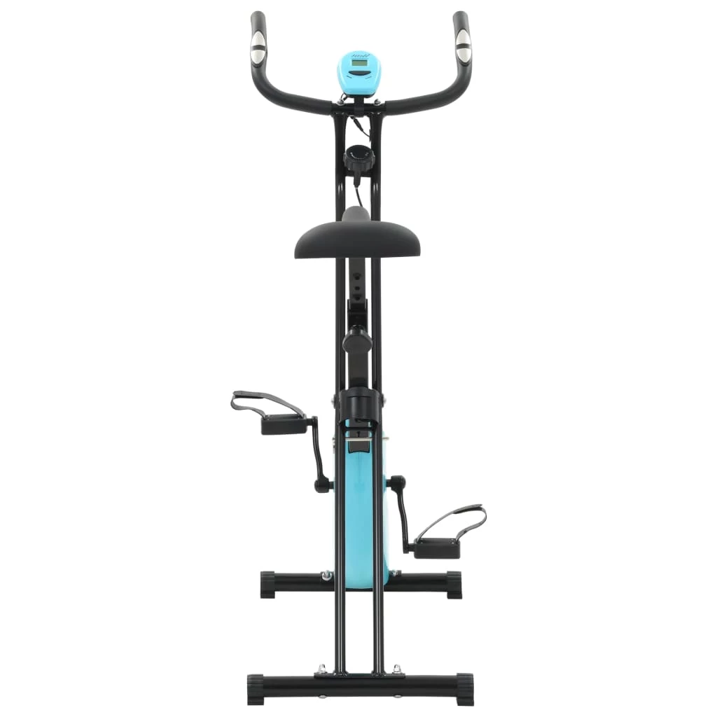 Magnetic Exercise X-Bike with Pulse Measurement Black and Blue 7 Magnetic Exercise X-Bike with Pulse Measurement Black and Blue - Image 5