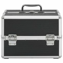 Make-up Case 22x30x21 cm Black Aluminium 11 Make-up Case 22x30x21 cm Black Aluminium -Sports Shop Make up Case 22x30x21 cm Black Aluminium 429512 3