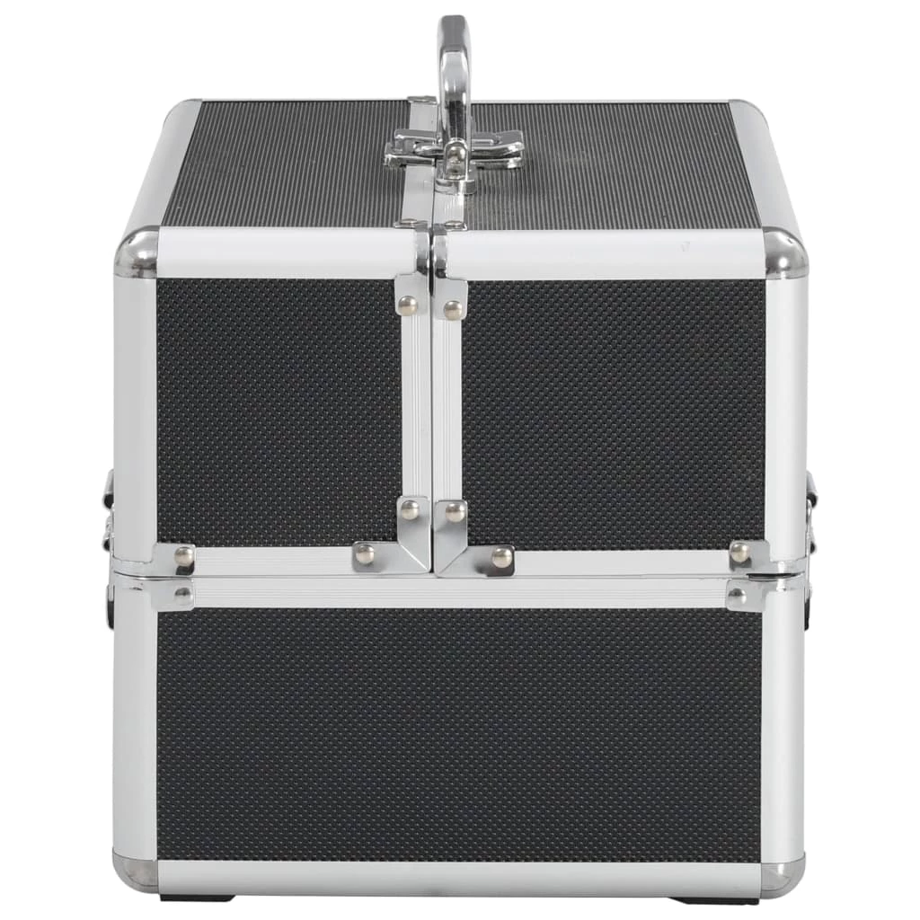 Make-up Case 22x30x21 cm Black Aluminium 7 Make-up Case 22x30x21 cm Black Aluminium - Image 5