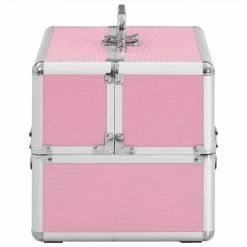 Make-up Case 22x30x21 cm Pink Aluminium -Sports Shop Make up Case 22x30x21 cm Pink Aluminium 514387 3