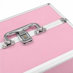 Make-up Case 22x30x21 cm Pink Aluminium -Sports Shop Make up Case 22x30x21 cm Pink Aluminium 514387 4