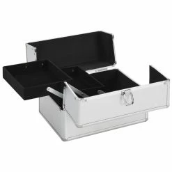 Make-up Case 22x30x21 cm Silver Aluminium 10 Make-up Case 22x30x21 cm Silver Aluminium -Sports Shop Make up Case 22x30x21 cm Silver Aluminium 432016 2
