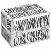 Make-up Case 22x30x21 cm Zebra Stripe Aluminium