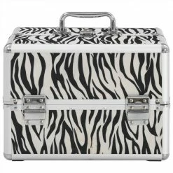Make-up Case 22x30x21 cm Zebra Stripe Aluminium -Sports Shop Make up Case 22x30x21 cm Zebra Stripe Aluminium 489747 3