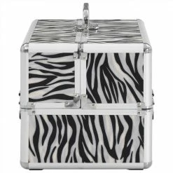 Make-up Case 22x30x21 cm Zebra Stripe Aluminium -Sports Shop Make up Case 22x30x21 cm Zebra Stripe Aluminium 489747 4