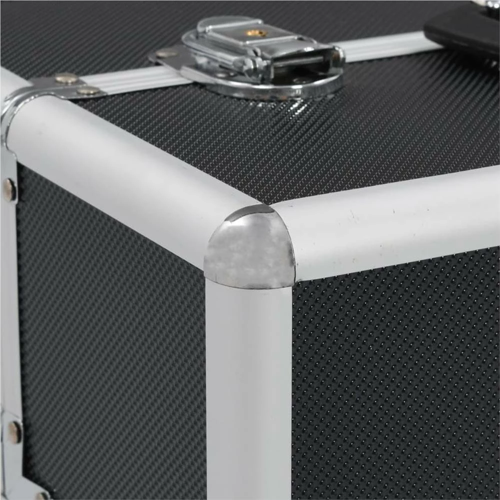Make-up Case 37x24x35 cm Black Aluminium 5 Make-up Case 37x24x35 cm Black Aluminium - Image 3