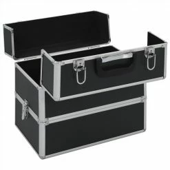 Make-up Case 37x24x35 cm Black Aluminium 13 Make-up Case 37x24x35 cm Black Aluminium -Sports Shop Make up Case 37x24x35 cm Black Aluminium 489189 5