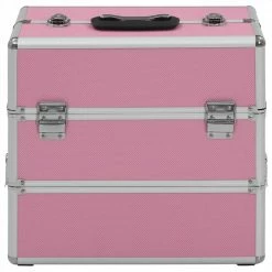 Make-up Case 37x24x35 cm Pink Aluminium -Sports Shop Make up Case 37x24x35 cm Pink Aluminium 488707 3