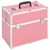 Make-up Case 37x24x35 cm Pink Aluminium