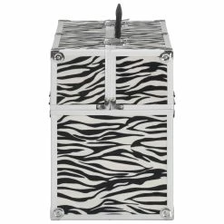 Make-up Case 37x24x35 cm Zebra Stripe Aluminium 11 Make-up Case 37x24x35 cm Zebra Stripe Aluminium -Sports Shop Make up Case 37x24x35 cm Zebra Stripe Aluminium 432002 3