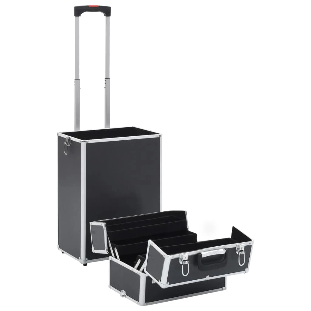 Make-up Trolley Aluminium Black 8 Make-up Trolley Aluminium Black - Image 6