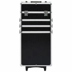 Make-up Trolley Aluminium Black with Crocodile Pattern -Sports Shop Make up Trolley Aluminium Black with Crocodile Pattern 431999 2