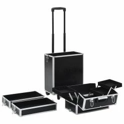 Make-up Trolley Aluminium Black with Crocodile Pattern -Sports Shop Make up Trolley Aluminium Black with Crocodile Pattern 431999 5