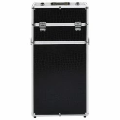 Make-up Trolley Aluminium Black with Crocodile Pattern -Sports Shop Make up Trolley Aluminium Black with Crocodile Pattern 432001 2