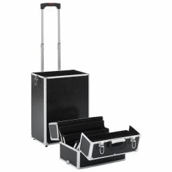 Make-up Trolley Aluminium Black with Crocodile Pattern -Sports Shop Make up Trolley Aluminium Black with Crocodile Pattern 432001 5