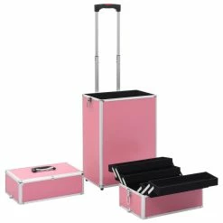 Make-up Trolley Aluminium Pink -Sports Shop Make up Trolley Aluminium Pink 432014 5