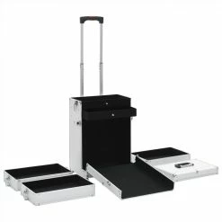 Make-up Trolley Aluminium Silver -Sports Shop Make up Trolley Aluminium Silver 514386 4