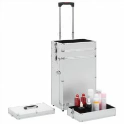 Make-up Trolley Aluminium Silver -Sports Shop Make up Trolley Aluminium Silver 514386 5