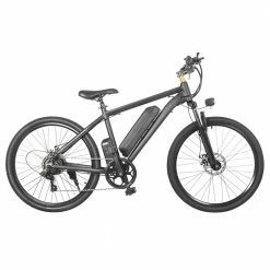 Mankeel MK010 Electric Bike with Dual Disc Brakes 26 Inch Tires 350W Motor 7-Speed Gears 36V 10.4Ah Battery 40-50 Range Moped Bicycle