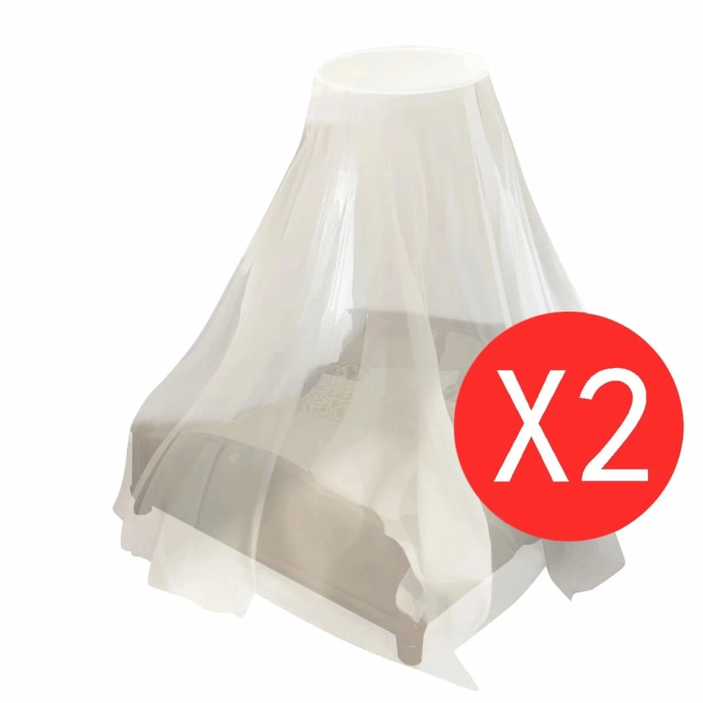 Mosquito Net 2 pcs Round 56x325x230 cm 4 Mosquito Net 2 pcs Round 56x325x230 cm - Image 2