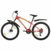Mountain Bike 21 Speed 26 inch Wheel 42 cm Red