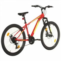 Mountain Bike 21 Speed 27.5 inch Wheel 38 cm Red -Sports Shop Mountain Bike 21 Speed 27 5 inch Wheel 38 cm Red 457671 2