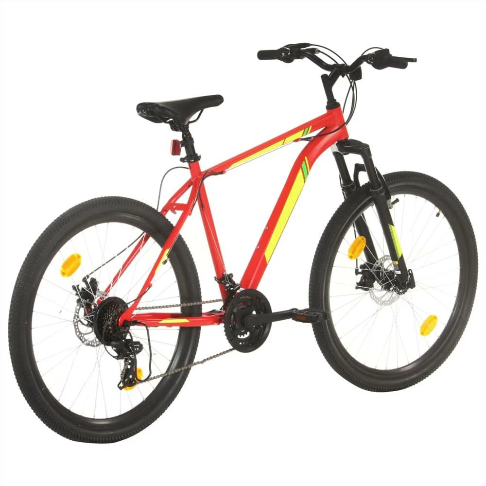 Mountain Bike 21 Speed 27.5 inch Wheel 50 cm Red 5 Mountain Bike 21 Speed 27.5 inch Wheel 50 cm Red - Image 3