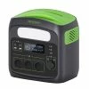 NECESPOW N1200 1200W Portable Power Station (Peak 2400W) Emergency Power Supply 1280Wh 400000mAh LiFePO4 Battery, Solar Power Generator Outdoor 230V AC Pure Sine Wave, 10 Outputs, LED Light Solar Generator Backup Supply for Outdoor, Camping, Home Use
