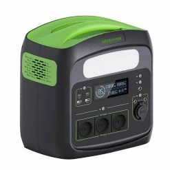 NECESPOW N1200 1200W Portable Power Station (Peak 2400W) Emergency Power Supply 1280Wh 400000mAh LiFePO4 Battery, Solar Power Generator Outdoor 230V AC Pure Sine Wave, 10 Outputs, LED Light Solar Generator Backup Supply for Outdoor, Camping, Home Use -Sports Shop NECESPOW N1200 1200W Portable Power Station 517811 2