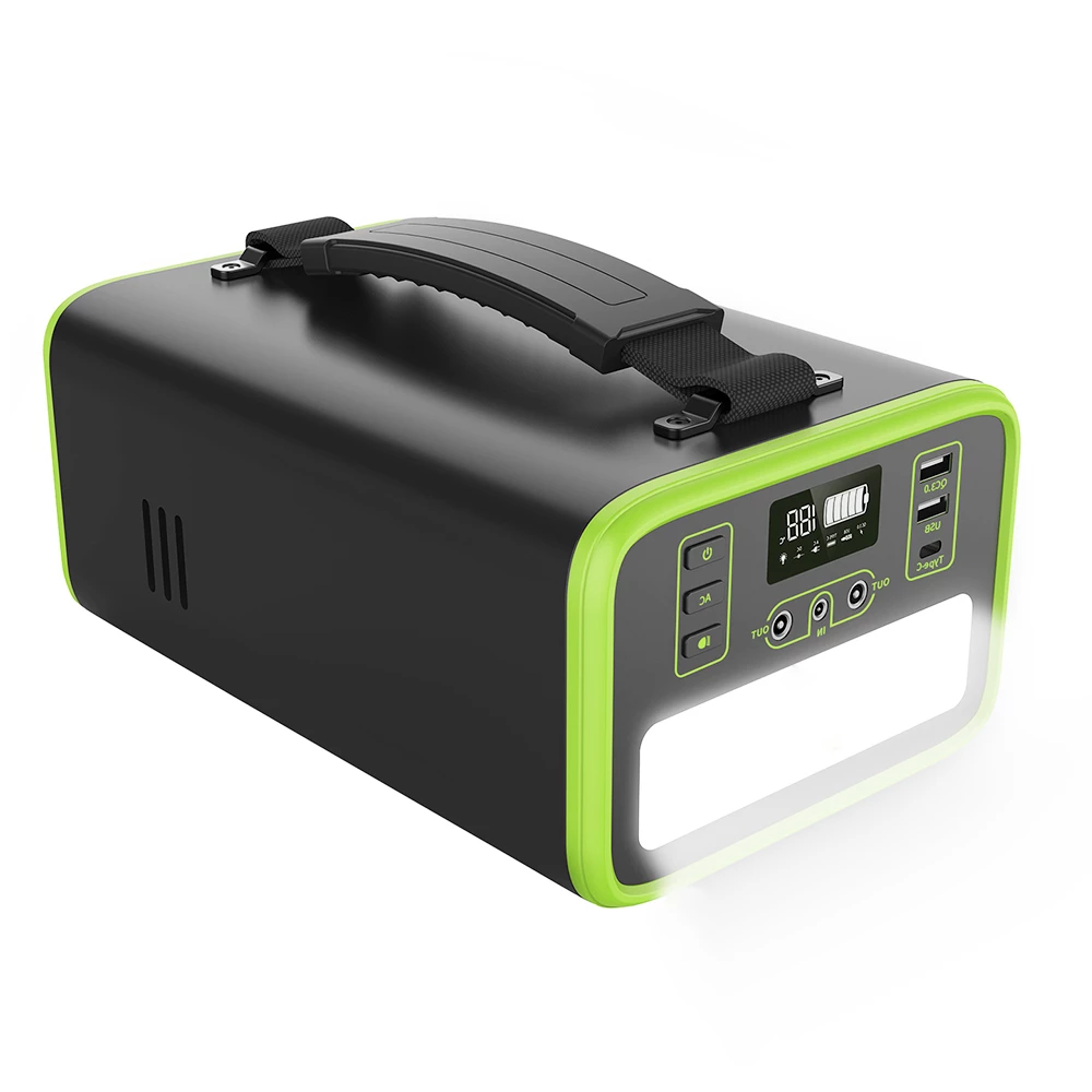 NECESPOW N300 320W Portable Power Station, 281Wh/88000mAh LiFePo4 Battery Solar Generator, Pure Sine Wave AC Outlet, PD 65W Charging, LED Flashlight, 7 Outputs 4 NECESPOW N300 320W Portable Power Station, 281Wh/88000mAh LiFePo4 Battery Solar Generator, Pure Sine Wave AC Outlet, PD 65W Charging, LED Flashlight, 7 Outputs - Image 2