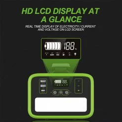 NECESPOW N300 320W Portable Power Station, 281Wh/88000mAh LiFePo4 Battery Solar Generator, Pure Sine Wave AC Outlet, PD 65W Charging, LED Flashlight, 7 Outputs 10 NECESPOW N300 320W Portable Power Station, 281Wh/88000mAh LiFePo4 Battery Solar Generator, Pure Sine Wave AC Outlet, PD 65W Charging, LED Flashlight, 7 Outputs -Sports Shop NECESPOW N300 320W Portable Power Station US Plug 517818 3