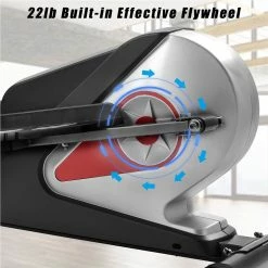 Home Use Elliptical Machine Trainer Magnetic Smooth Quiet Driven 8 Levels of Magnetic Resistance with LCD Monitor - Black -Sports Shop Not allowed to sell to Walmart Elliptical Machine Trainer Magnetic Smooth Quiet Driven with LCD Monitor Home Use 455311 3