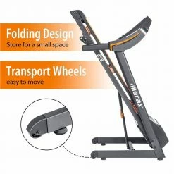 Merax Newest 2.25HP Electric Folding Treadmill Motorized Running Machine with Cushion Adjustable Incline Level Large Display - Black -Sports Shop Not allowed to sell to Walmart Merax New 2 25HP ElectricTreadmill Folding Motorized Running Machine w Cushion 455332 2