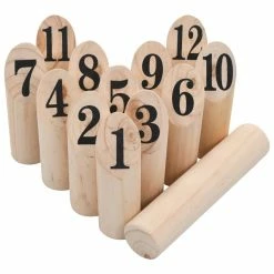 Number Kubb Game Set Wood -Sports Shop Number Kubb Game Set Wood 427462 2
