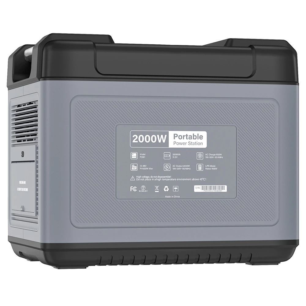 OUKITEL P2001 2000W Portable Power Station + 2Pcs Flashfish TSP 18V 100W Foldable Solar Panel Outdoor Power Supply Kit, 2000Wh LiFePO4 Battery 3500+ Cycles Pure Sine Wave AC Sockets,Cigar Lighter DC5521 USB-C PD, Super Fast Recharge Durable Generator 8 OUKITEL P2001 2000W Portable Power Station + 2Pcs Flashfish TSP 18V 100W Foldable Solar Panel Outdoor Power Supply Kit, 2000Wh LiFePO4 Battery 3500+ Cycles Pure Sine Wave AC Sockets,Cigar Lighter DC5521 USB-C PD, Super Fast Recharge Durable Generator - Image 6