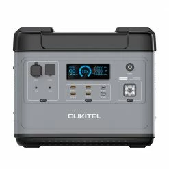 OUKITEL P2001 Ultimate 2000W Portable Power Station, 2000Wh LiFePO4 MPPT Solar Generator with Pure Sine Wave AC Outlets, QC3.0 & USB-C PD 100W, Super Fast Recharge Durable Generator for Home Outdoor Camping RV CPAP Emergencies Solar Battery - EU Plug