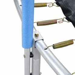 Outdoor Trampoline with Safety Enclosure Net and Padded Poles, 8FT Garden Trampoline 150KG Weight Capacity -Sports Shop Outdoor Trampoline with Safety Fence and Net Padded Poles 501457 3