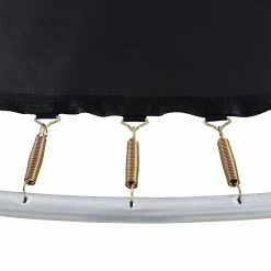 Outdoor Trampoline with Safety Enclosure Net and Padded Poles, 8FT Garden Trampoline 150KG Weight Capacity -Sports Shop Outdoor Trampoline with Safety Fence and Net Padded Poles 501457 4