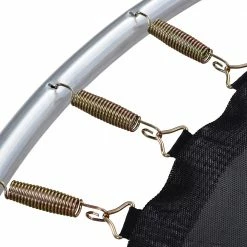 Outdoor Trampoline with Safety Enclosure Net and Padded Poles, 8FT Garden Trampoline 150KG Weight Capacity -Sports Shop Outdoor Trampoline with Safety Fence and Net Padded Poles 501457 5