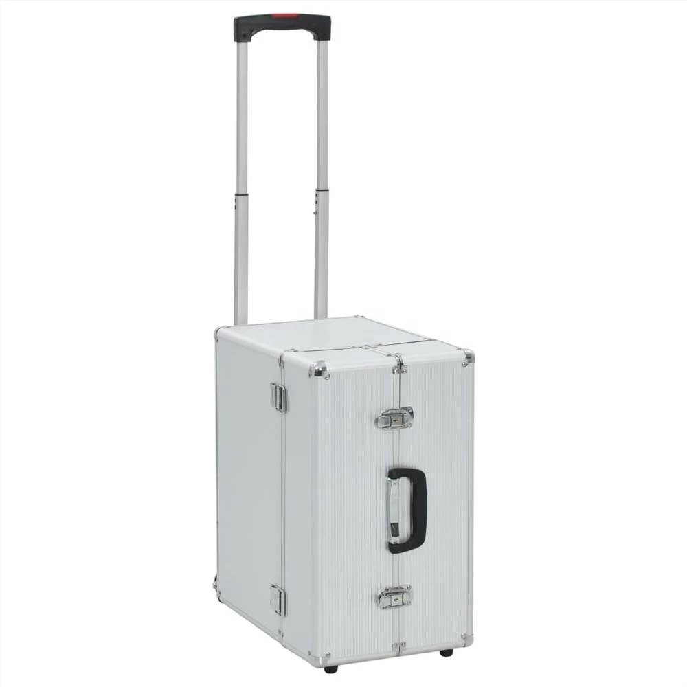 Pilot Trolley 47x39x27 cm Silver Aluminium 3 Pilot Trolley 47x39x27 cm Silver Aluminium