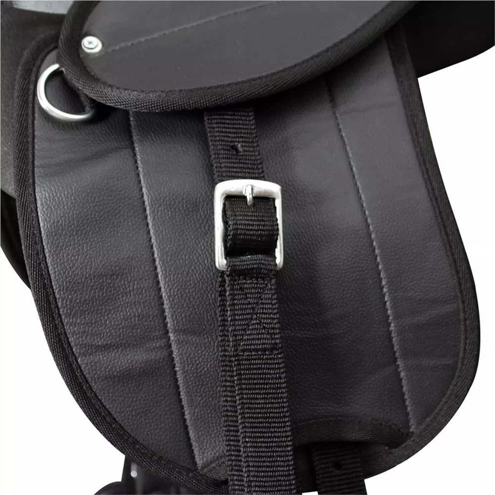 Pony Saddle Set 10" Black 5 Pony Saddle Set 10" Black - Image 3