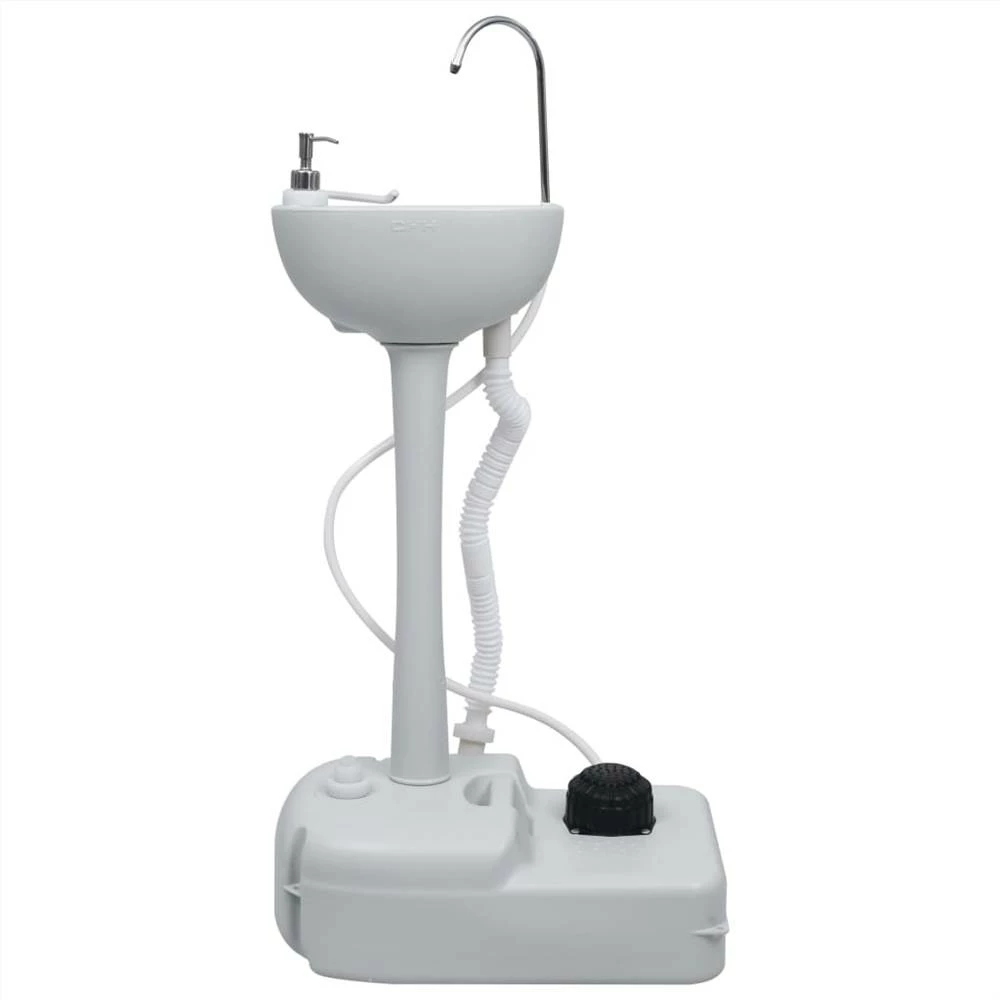 Portable Camping Handwash Stand Grey 20 L 6 Portable Camping Handwash Stand Grey 20 L - Image 4