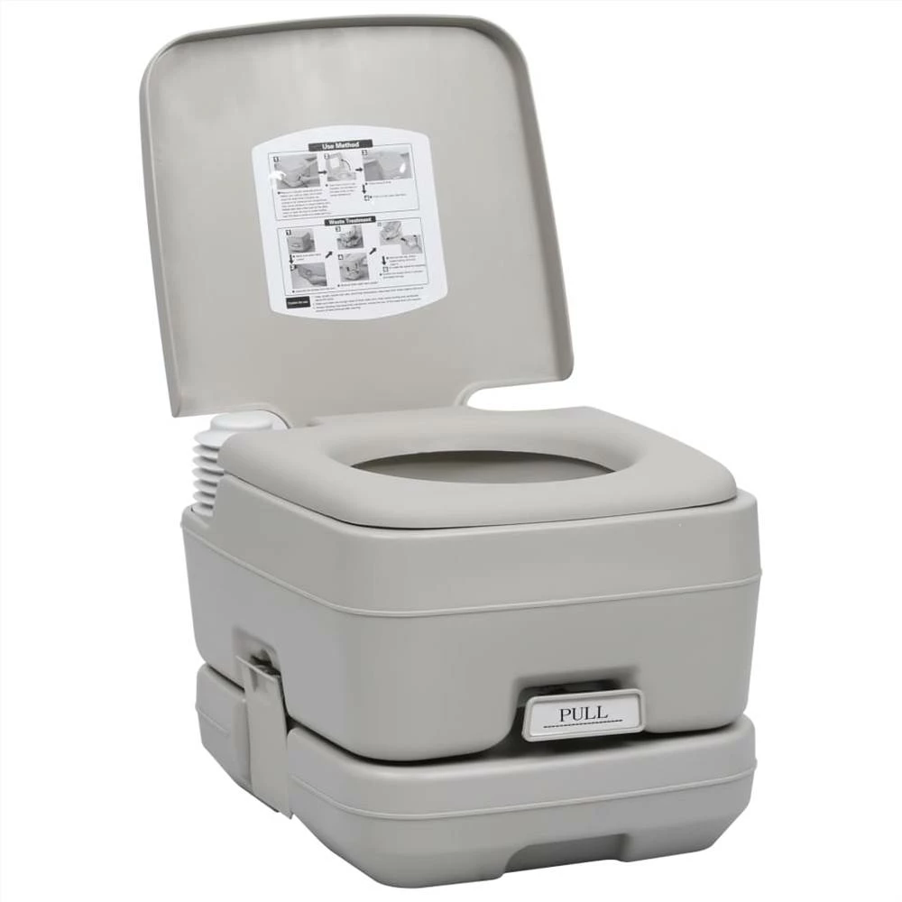 Portable Camping Toilet Grey 10+10 L 7 Portable Camping Toilet Grey 10+10 L - Image 5